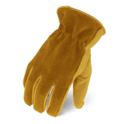 Ironclad Workhorse Leather Driver Work Gloves; Genuine Leather