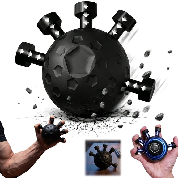 Irond Forearm Trainer, Iron Forearm Trainer Ball Relieves Stress Through Massage, Improves Grip Strength, Compact And Portable, Waterproof & Sweat-Resistant
