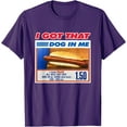 thumbnail image 1 of Ironic Meme I Got That Dawg In Me Humor Dog Softstyle Unisex T-Shirt,Purple Color,Size 5-6T, 1 of 5