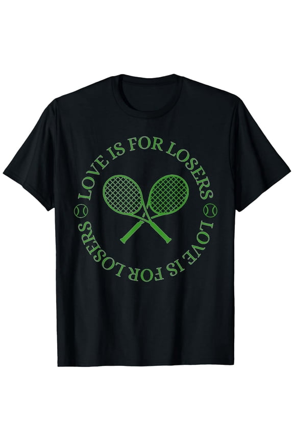 Ironic Tennis Player Quote Graphic for Men Women Novelty Short Sleeve Tee