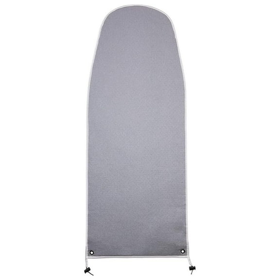 Ironing Board Cover 42x14 inch - Over The Door - AlumiTek Heat Resistant - Italian Made - 3 Layer Pad with Grommets & Bungee Cord - Homz Board Compatible