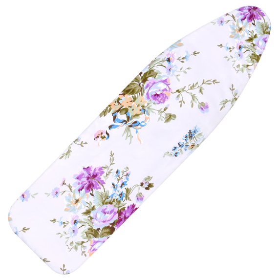 Ironing Board Cover Pad 15x54 Inch with Elastic Edge and Hook and Loop Fastener Scorch and Stain Resistant Cotton Ironing Cover with Thick Pad, (Ironing Board Not Included) Style 3