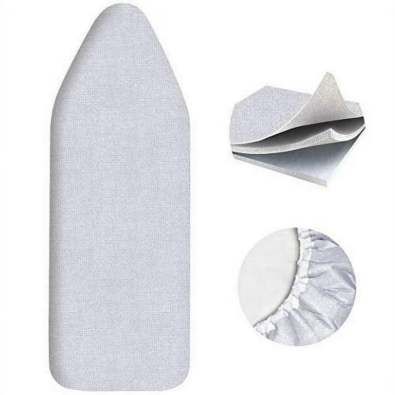 Ironing Board Cover and Pad for Extra Wide 18 x 49 Ironing Boards,Premium  Heavy Duty 3-Layer Silicone Coated Cover with 2mm Foam and 4mm Felt,Resists