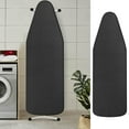 thumbnail image 1 of Ironing Board Cover and Pad with Silicone Coating, Thick Scorch-Resistant Padding, Heavy Duty for Home & Professional Use, Fits 19 x 55 Inches Boards, Secure Hook & Loop Fastener, 1 of 6