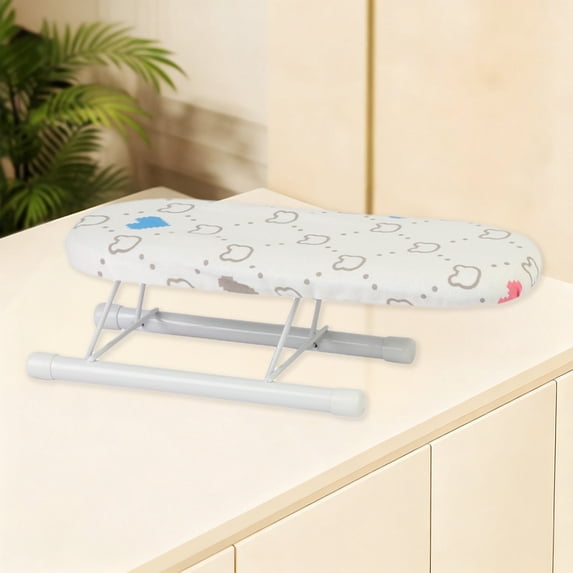 Ironing Board Cover and Pad Small Ironing Board for Ironing Sleeves, Portable Ironing Sleeve Accessories, Foldable and Storageable for Ironing Sleeves and Collars. Small Ironing Board