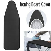 Ironing Board Cover and Pad Extra Thick Heavy Duty Padded Multiple Layers,Non Stick Scorch and Stain Resistant,Black