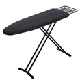 thumbnail image 1 of Ironing Board Full Size, RAINHOL 54"x13" Heavy Duty Compact Iron Board with Iron Rest, Heat Resistant Cover with Ultra Thick Padding, Height Adjustable Sturdy Iron Stand, Black, 1 of 5