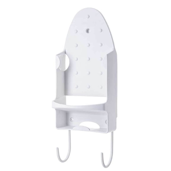 Ironing Board Hanger, Wall Mount Iron Hanger Ironing Board Rack Household Bathroom Shelf for Household Bathroom Laundry Room