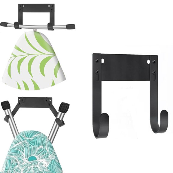Ironing Board Hanger Wall Mounted Board Hook Adjustable Board Holder with Hook