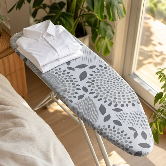 Ironing Board Replacement Cloth Cover, Cotton Replacement Iron Board Cover with Padding Scorch Resistant Ironing Board Cover, For Home Laundry Room
