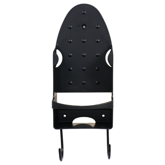 Wall Mounted Ironing Board Holder with Hook Rack Shelf for Iron Hanger Storage and Space Saving