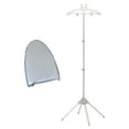 thumbnail image 1 of Ironing Machine Hanger Handheld Clothes Steamer Holder Detachable Folding Telescopic Easy to Use Clothes Hanger for Steamer Gray, 1 of 8