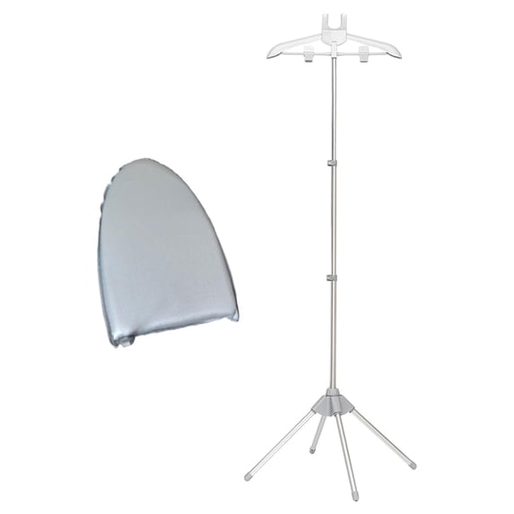 Ironing Machine Hanger Handheld Clothes Steamer Holder Detachable Folding Telescopic Easy to Use Clothes Hanger for Steamer Gray