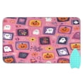 thumbnail image 1 of Ironing Mat Portable Ironing Blanket for Table Top Travel Ironing Pad for Washer Dryer 27.6" x 47.2" Colorful Cartoon Halloween Icons, 1 of 6