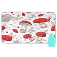 thumbnail image 1 of Ironing Mat Portable Ironing Blanket for Table Top Travel Ironing Pad for Washer Dryer 27.6" x 47.2" Red Mushrooms Pattern, 1 of 6