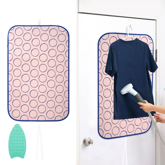 Ironing Mat, TSV Portable Ironing Blanket for Table Top, Over The Door Steamer Pad for Washer Dryer Countertop