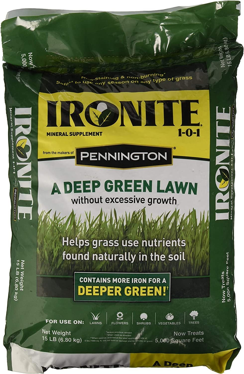 Ironite 100519460 100 Mineral Supplement/Fertilizer, 15 lb Packaging