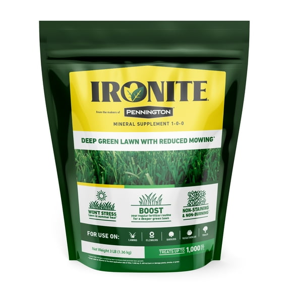 Ironite Mineral Supplement by Pennington, 1-0-0 Fertilizer, 3 lb.