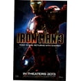 thumbnail image 1 of Ironman 3 Movie poster 12x16 Print on Metal Sign 12in x 16in #126980 Square Adults Z Posters, 1 of 1