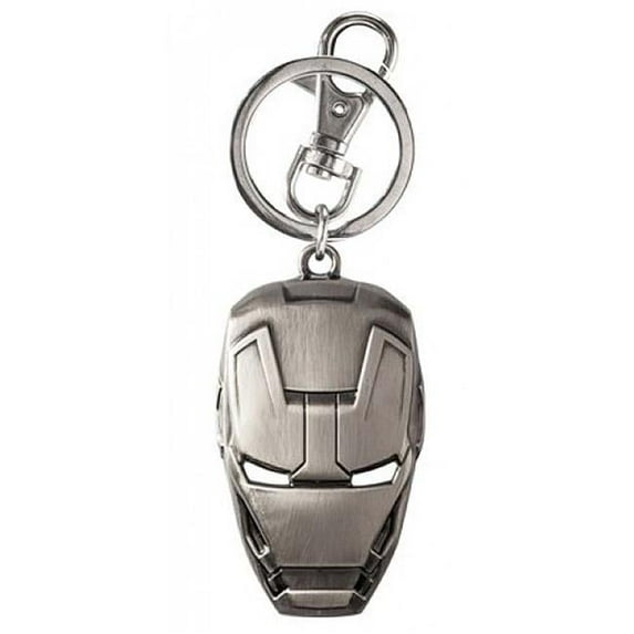 Ironman Mask Pewter Keychain