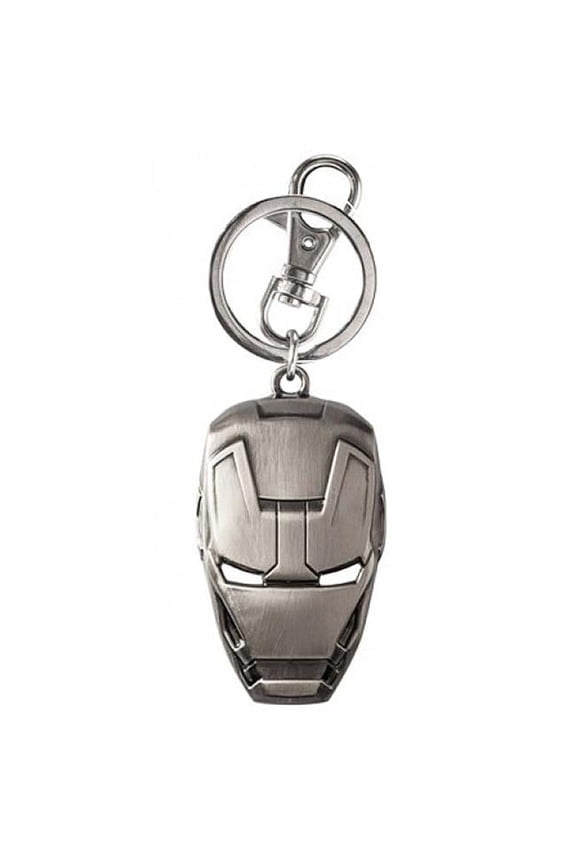 Ironman Mask Pewter Keychain