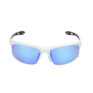 Ironman Blade Sport Sunglasses, White Wraparound