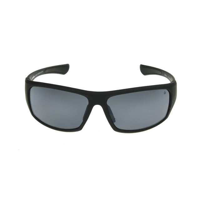 Ironman Mens Wrap Black Adult Sunglasses