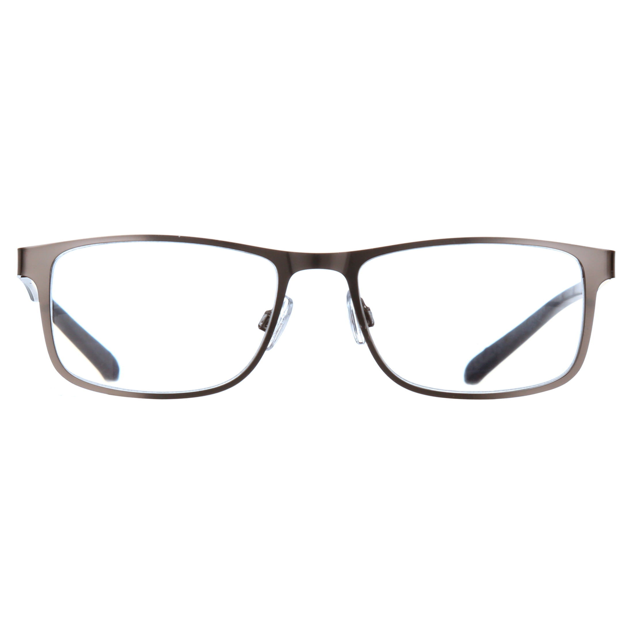 YA−MAN STA-201N Ironman Rectangle Grey Reader Eyeglass 3.00 - Walmart.com