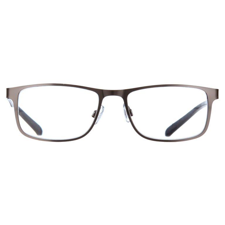 Ironman Rectangle Black Reader Eyeglass 1.25 - Walmart.com