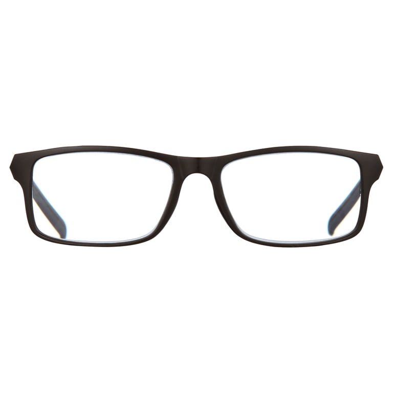 Ironman Rectangle Black Reader Eyeglass 1.50 - Walmart.com