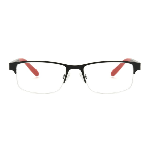 Ironman Rectangle Gunmetal Reader Eyeglass 2.50
