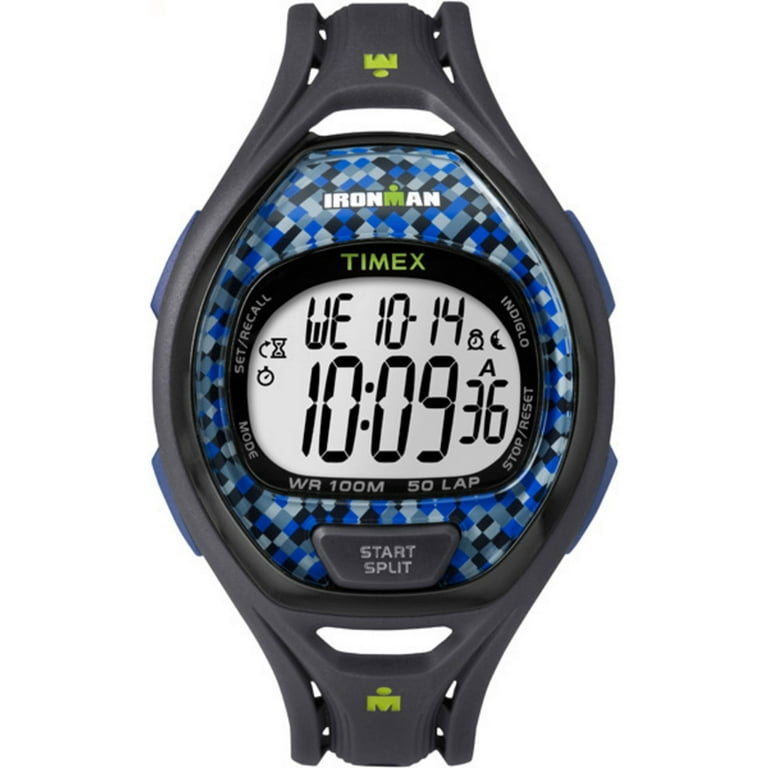 Ironman Sleek 50 Full Size Blue Gray Watch Resin Strap Walmart