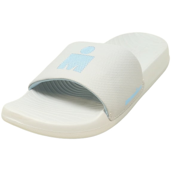 Ironman Women's Makai Slide Light Grey / Sky Blue Rubber Sport Sandals & - 6M