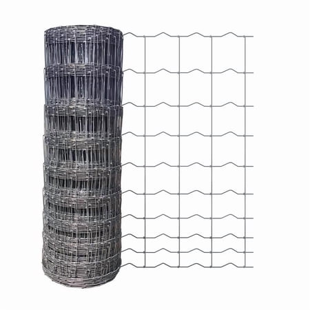 Ironridge 47 in. H X 330 ft. L Galvanized Steel Field Fencing Silver