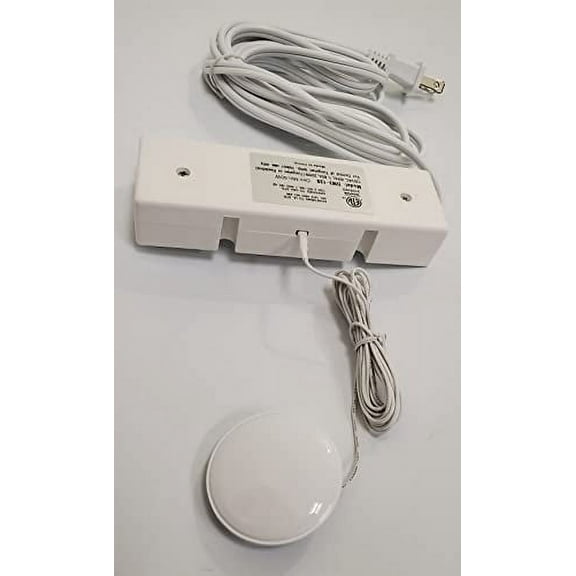 Ironsmith Lighting Products 3 Level Touch Dimmer with 3 Plug in Receptacles for 50W to 200W Max, 120V Input, Touch Dimmer Switch for Light Fixture, Dimming Lamp Support, Touchpad Included - White