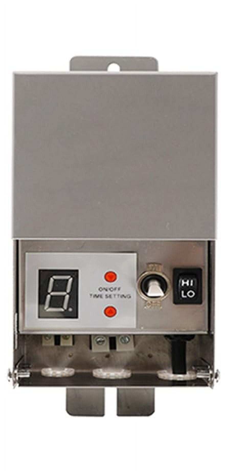 Ironsmith Stainless Steel Lighting Transformer – 40W 120V To 12V/13V AC With Photocell & Timer