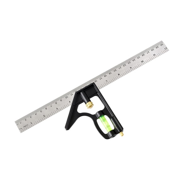 Ironton 12in. Stainless Steel Combination Square Ruler