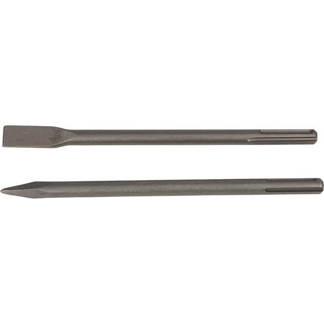 Tivoly SDS MAX Pointed Chisel - 280mm Long, Grey, For Demolition & Chipping Hammer Drills