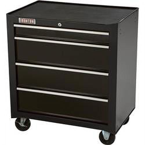 30 in. 4-Drawer Roller Cabinet Tool Chest in Black 30 in. 4-Drawer Roller Cabinet Tool Chest in Black