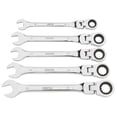 thumbnail image 1 of Ironton 5-Pc. Flex-Head Metric Ratcheting Combination Wrench Set, 1 of 4