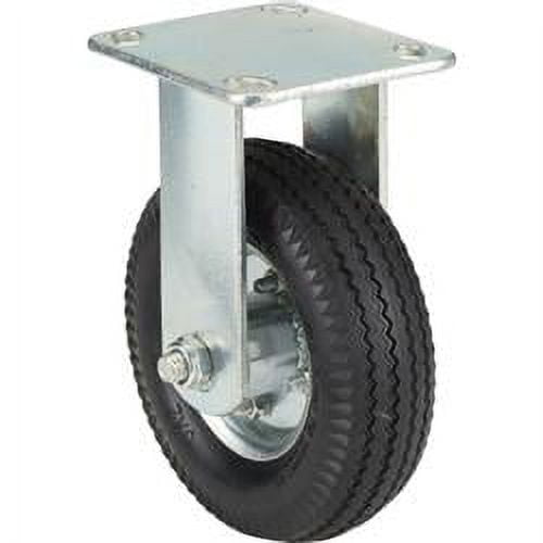 Ironton 50437 6 inch Rigid Pneumatic Caster - 200 lbs Capacity, Sawtooth Tread