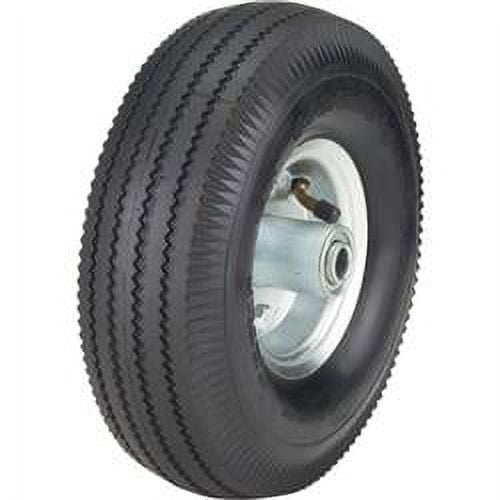 Ironton 51039 10 inch Pneumatic Wheel & Tire - 300 lbs Capacity, Sawtooth Tread