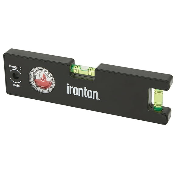 Ironton 8in. Magnetic Torpedo Level with Angle Finder