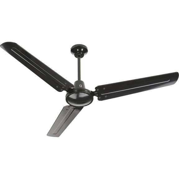 Ironton 56in. Industrial Ceiling Fan, 5123 CFM, 5 Speeds, Black