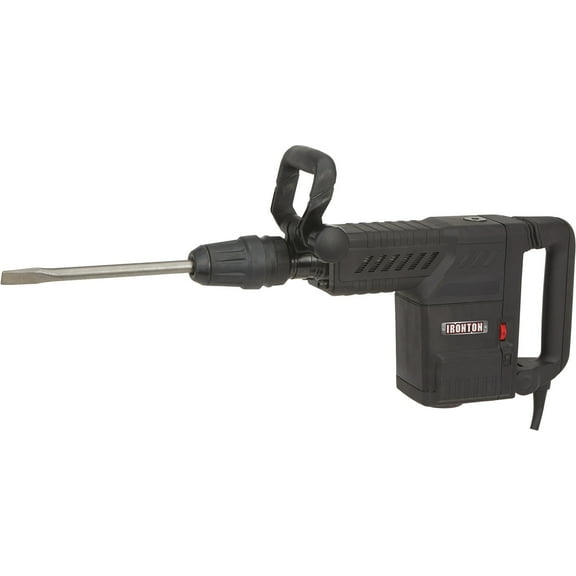 Ironton Demolition Breaker Hammer, 12.5 Amp, 110V Electric Demo Hammer, 1900 BPM, 18 ft./lbs.