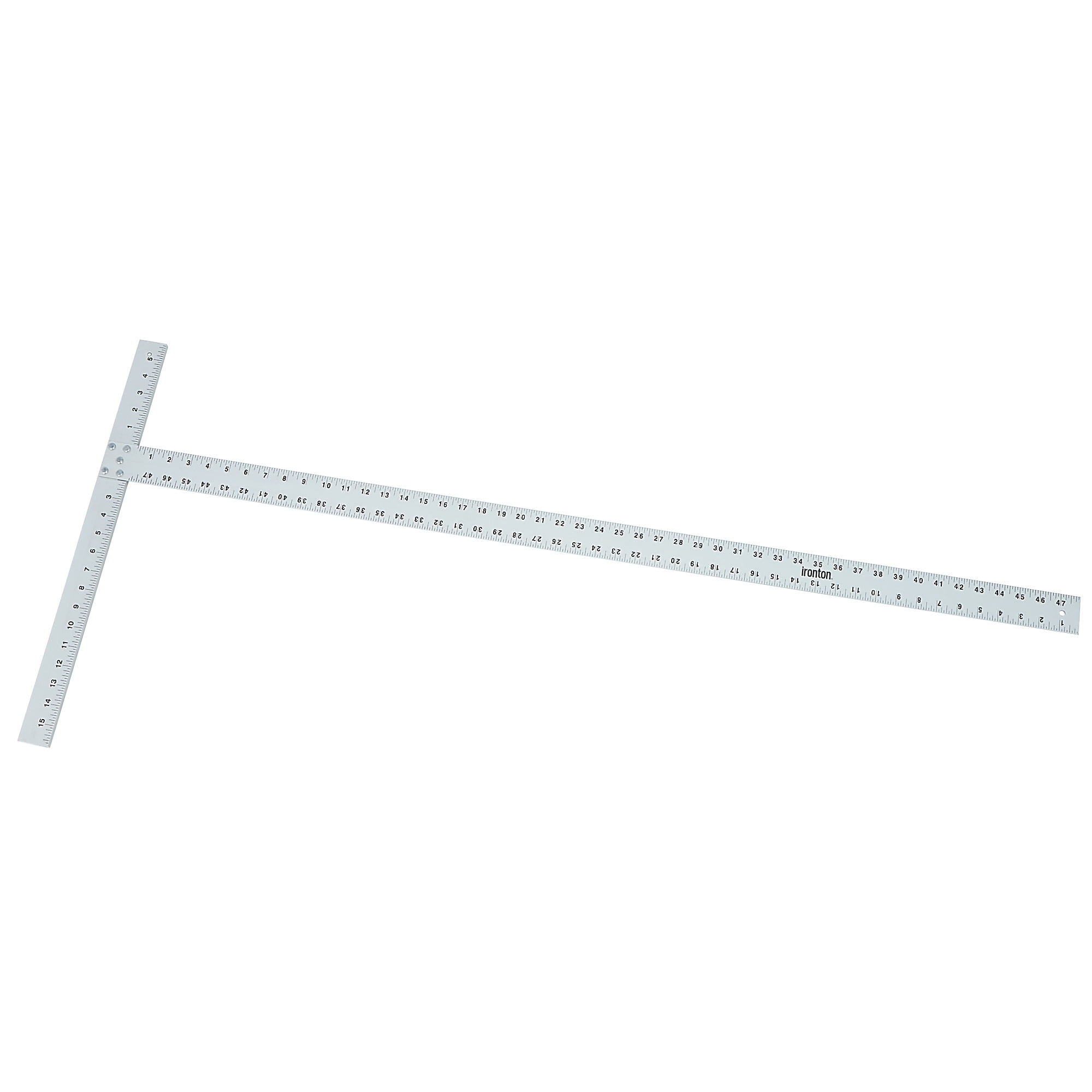 Johnson 48-Inch Silver Aluminum Drywall T-Square