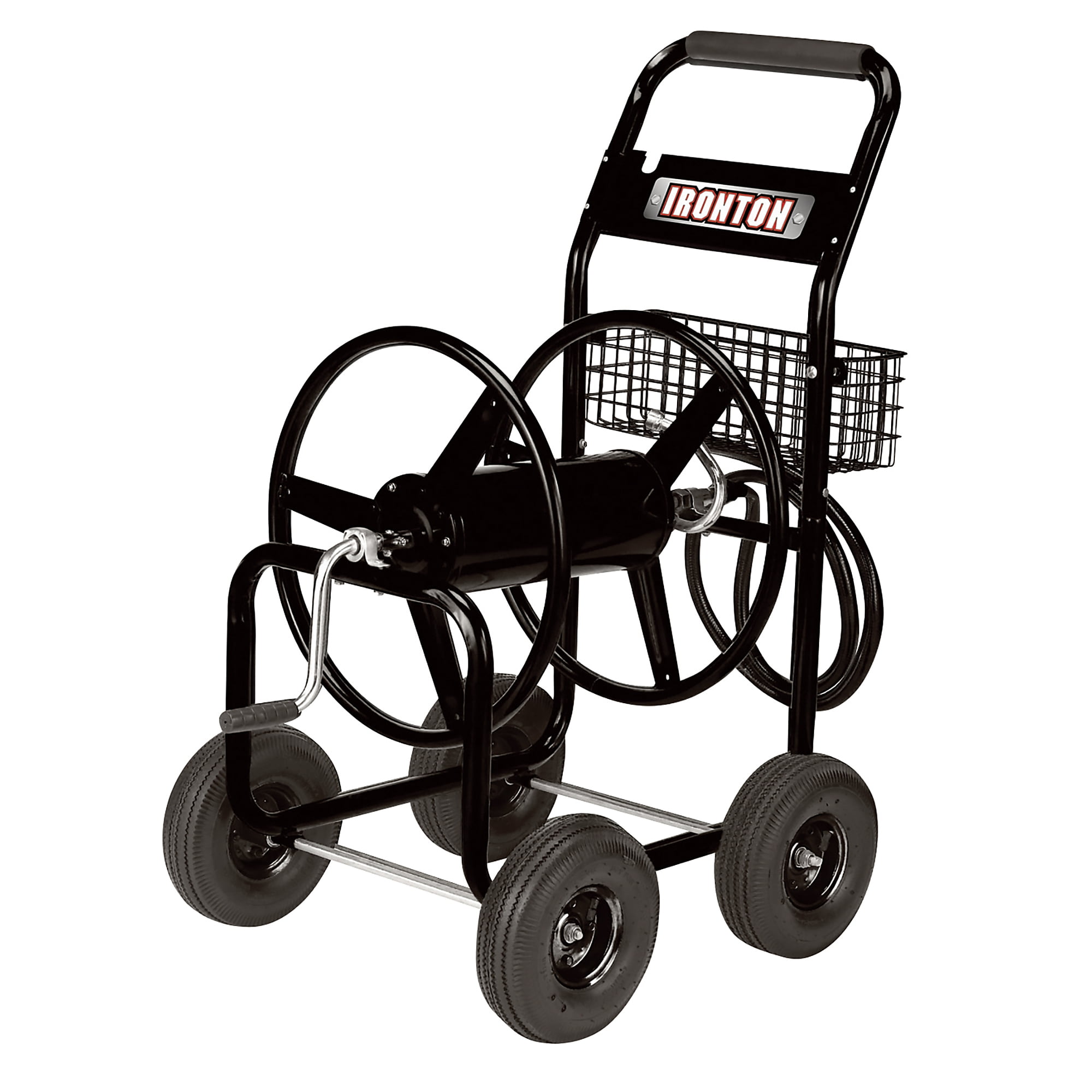 Ironton Hose Reel Cart, Holds 5/8in. x 300ft. Hose - Walmart.com