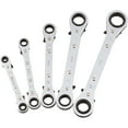 thumbnail image 1 of Ironton Ratcheting Box End Wrench Set, 5-Pc., AISI 1045 Steel, Fine-Tooth, SAE, 1 of 3