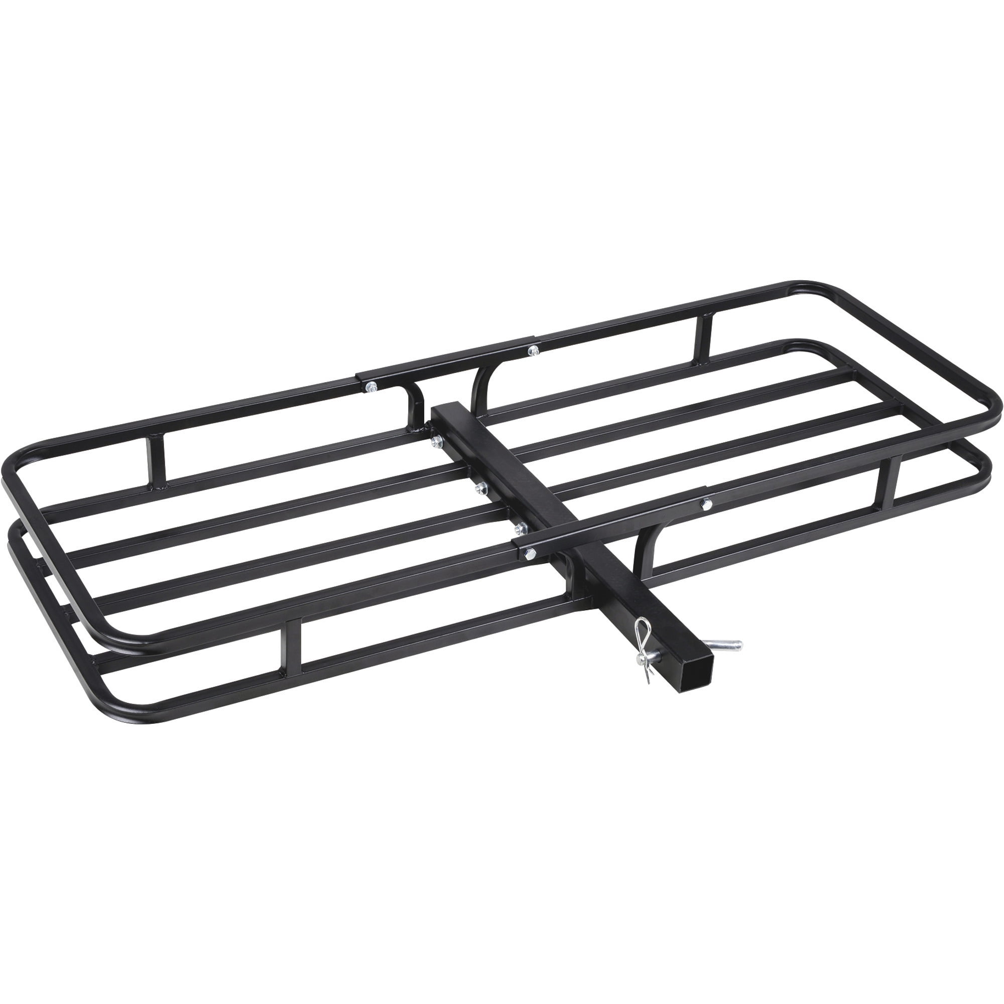 Ironton Steel Hitch Cargo Carrier, 500-Lb. Capacity, Black, 53.5in.L x 19.5in.W x 5in.H