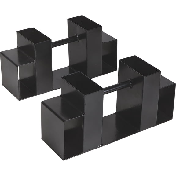 Ironton Steel Firewood Log Brackets, Pair, Fits 2 x 4s